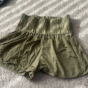 Free people movement high wasted band running shorts